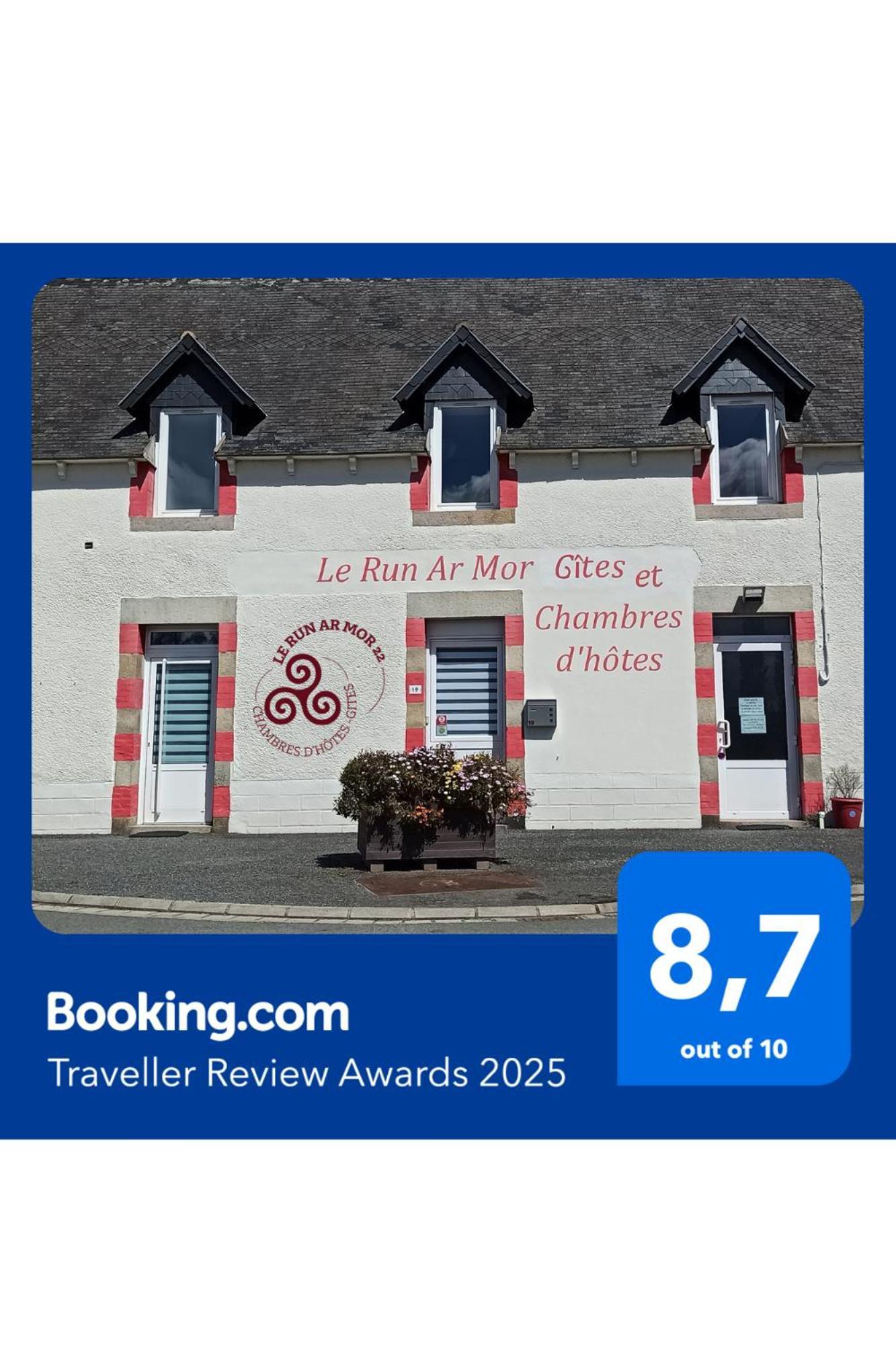 Locquémeau Le Run Ar Mor 22 Bed & Breakfast エクステリア 写真